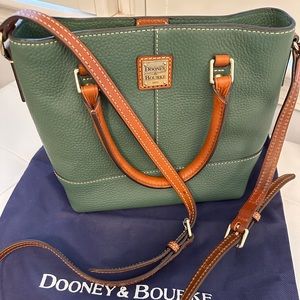Dooney & Bourke Pebble Leather Mini Chelsea sage green